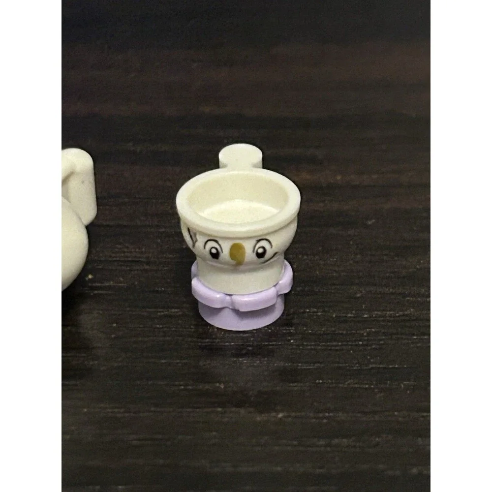 LEGO Mrs. Potts CHIP Beauty Beast Figure Teapot Cup Face Disney Minifigure Piece - Picture 3 of 5
